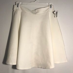 Charlotte Russe Round Skirt White Large